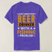 Problem beim Bier-Drinker-Fischfang T-Shirt (Design vorne)