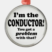 Problem damit - Leiter Silbernes Ornament (Vorne)