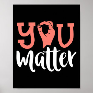 Problem Deaf Awareness Asl Gebärdenheit Poster