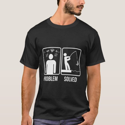 Problem der Fischerei gelöst T-Shirt (Vorderseite)