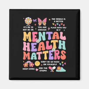 Problem der psychischen Gesundheit Autismus-Bewuss Magnet