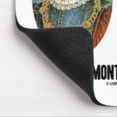 Problem-Fragen de Montaigne Worlds der Grammatik Mousepad (Ecke)