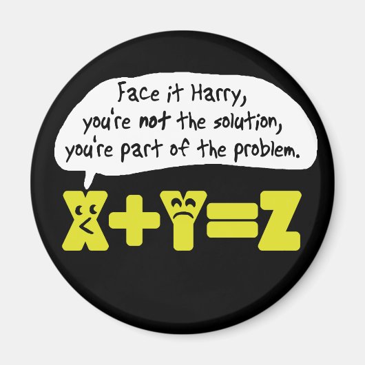 Problem Funny Math Magnet (Vorne)