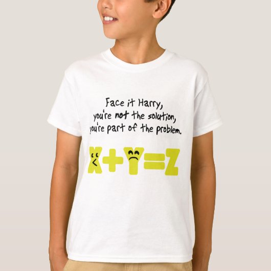 Problem Funny Math T-Shirt (Vorderseite)