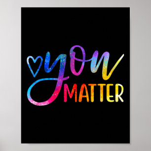 Problem - Geistige Gesundheitsbewusstseins-Inspiri Poster