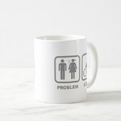 Problem gelöst Cycling Coffee Tasse (VorderseiteRechts)