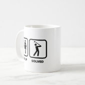 Problem gelöst Golfcoffee-Tasse Kaffeetasse (Vorderseite Links)