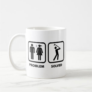 Problem gelöst Golfcoffee-Tasse Kaffeetasse