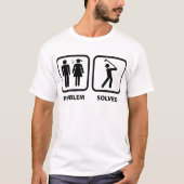 Problem gelöst Golfspielen T-Shirt (Vorderseite)