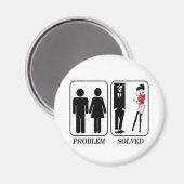 Problem gelöst magnet (Vorderseite/Rückseite)