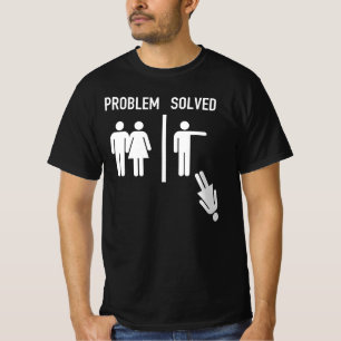 Problem gelöste Heirat gegen Scheidung für T-Shirt