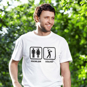Problem gelöstes Golf spielen T-Shirt