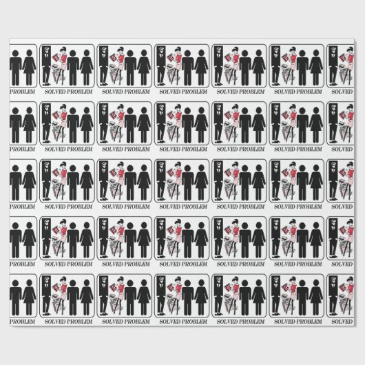 Problem gelöstes ska 2 geschenkpapier (Flach)