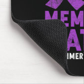 Problem Heimer - Lila Elefant Mousepad (Ecke)