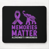Problem Heimer - Lila Elefant Mousepad (Vorne)