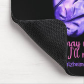Problem Heimer Lila Heimers Bewusstsein Mousepad (Ecke)
