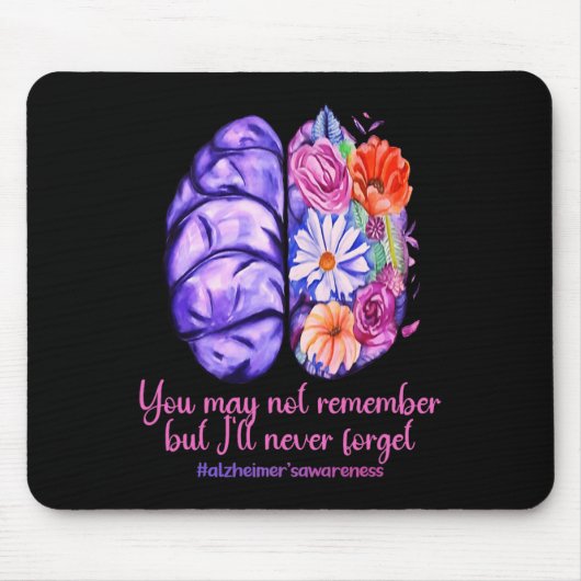 Problem Heimer Lila Heimers Bewusstsein Mousepad (Vorne)