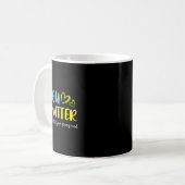 Problem Lass dein Story End Semicolon Mental nicht Kaffeetasse (Vorderseite Links)