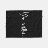 Problem Lehrer Therapeut Psychische Gesundheit Ins Fleecedecke (Vorderseite (Horizontal))