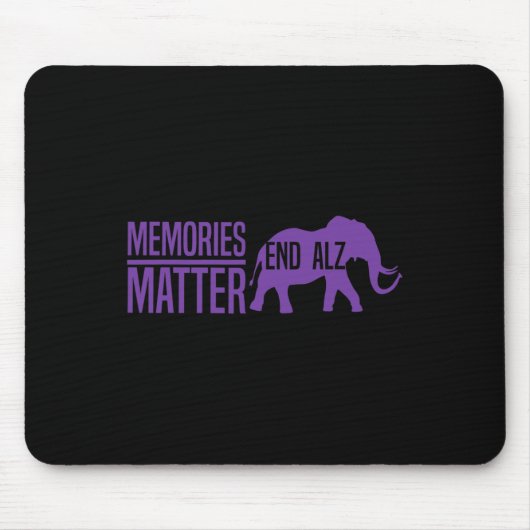Problem Lila Elefant und Textheimer Mousepad (Vorne)