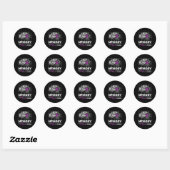 Problem Lila Ribbon Brain Puzzle Heimer Awarenes Runder Aufkleber (Blatt)
