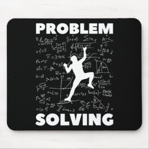 Problem Lösung Climber Geschenk Rock Klettern Boul Mousepad