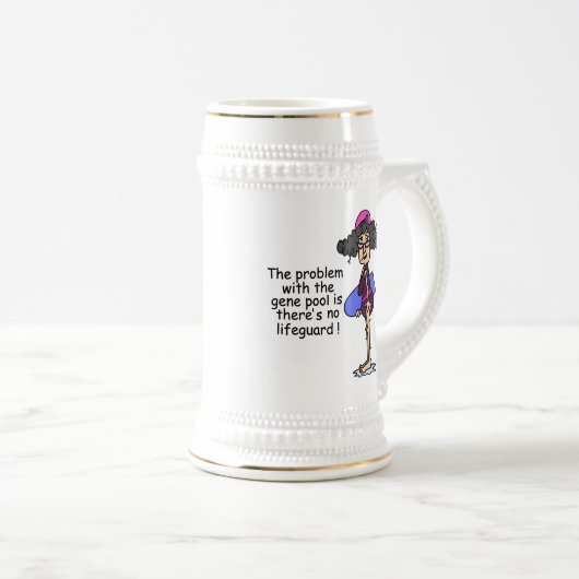 Problem mit dem Genpool Bierglas (VorderseiteRechts)