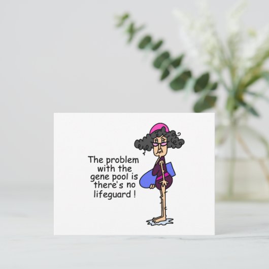 Problem mit dem Genpool Postkarte (Stehend Vorderseite)