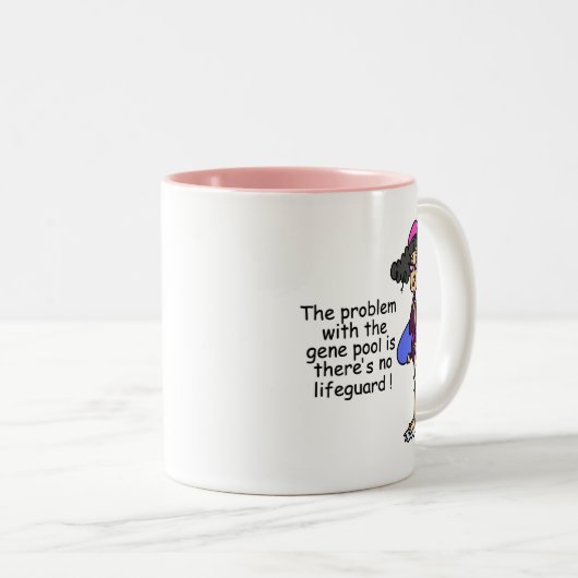 Problem mit dem Genpool Zweifarbige Tasse (VorderseiteRechts)