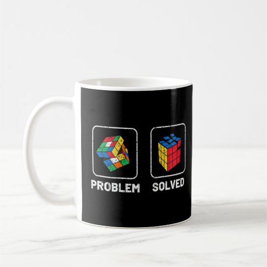 Problem mit dem Puzzle-Cube-Wettbewerb gelöst Gesc Kaffeetasse (Links)