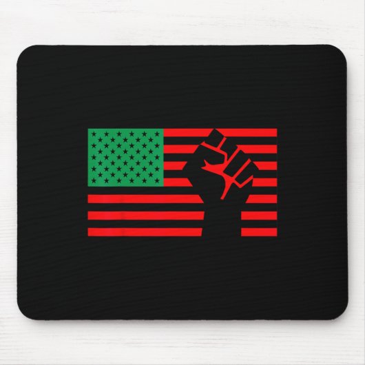 Problem mit dem schwarzen Leben - die Flagge der A Mousepad (Vorne)