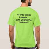 Problem mit Redheads T-Shirt (Rückseite)