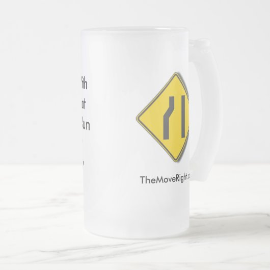 Problem mit Sozialismus Mattglas Bierglas (VorderseiteRechts)