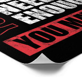 Problem Psychische Gesundheit Bewusstsein Poster (Ecke)