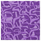 Problem-Retro psychedelisches abstraktes Stoff (Nahaufnahme)