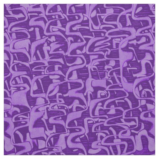 Problem-Retro psychedelisches abstraktes Stoff (Muster)