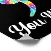 Problem Semicolon Gefärbte Krawatte Katze Suizidpr Poster (Ecke)