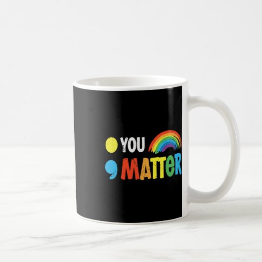 Problem Semicolon Mental Health Warrior Solidaritä Kaffeetasse (Rechts)