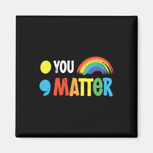 Problem Semicolon Mental Health Warrior Solidaritä Magnet (Vorne)