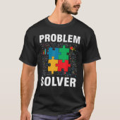 Problem Solver Jigsaw Puzzles Math T-Shirt (Vorderseite)