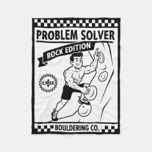 Problem Solver Rock Edition Kletterwand-Spaß Fleecedecke