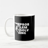 Problem Solving Climber Gift, Rock Climbing, Bould Kaffeetasse (Links)