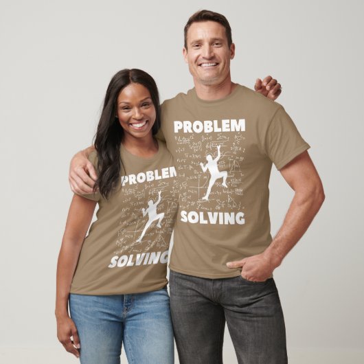 Problem Solving Climber Rock Climbing T-Shirt (Unisex)