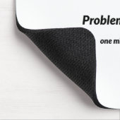 Problem solving... one mile at at time mousepad (Ecke)
