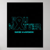 Problem Suizidprävention Bewusstsein für Depressio Poster (Vorne)