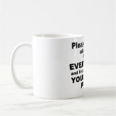 Problem-Tasse Kaffeetasse (Links)