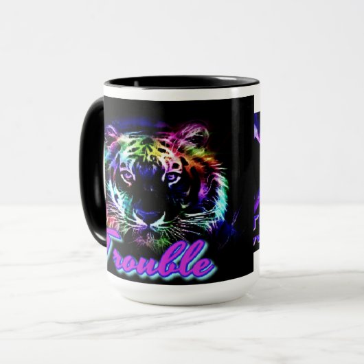 Problem-Tiger-Tasse Tasse (Vorderseite Links)