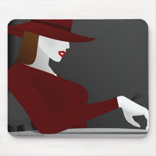 Problem wartet mich - Mousepad (Vorne)