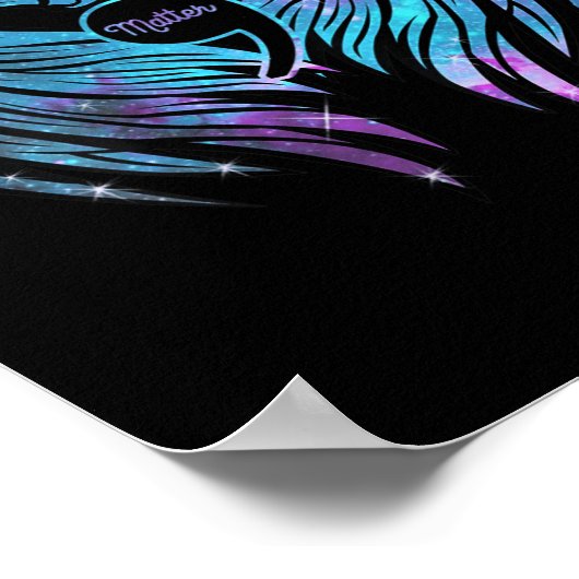 Problem Wings Suizidprävention Awareness T-Shirt Poster (Ecke)