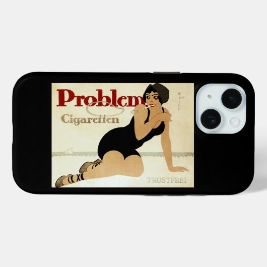 Problem Zigarettenanzeige Case-Mate iPhone Hülle (Rückseite (Horizontal))